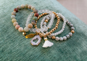 Wanderlust Layered Bead Bracelets