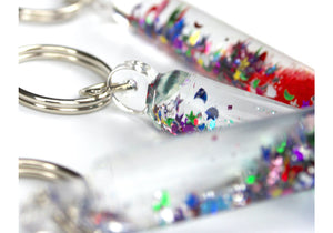 Glitter deals wand keychain