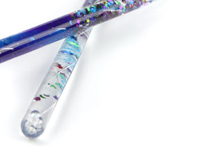 Long Meditation Glitter Wand